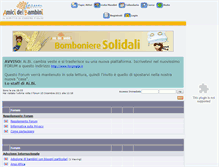 Tablet Screenshot of amicideibambini.net